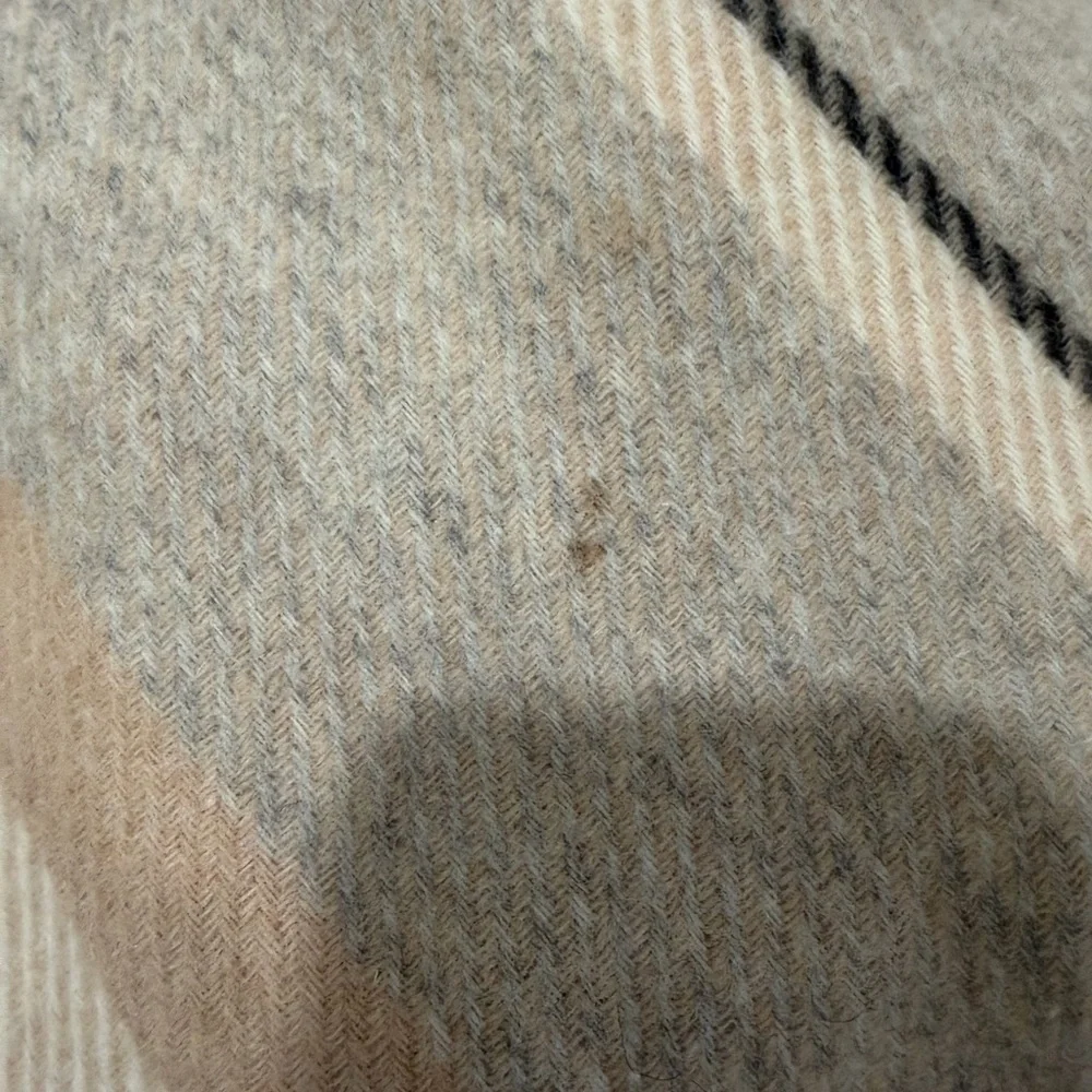 Club Monaco Beige & Black Striped Wool Poncho - Picture 4 of 4